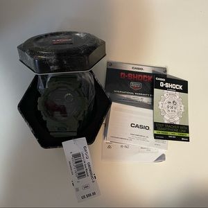 New in Box: Casio G-Shock GDB-800UC3 Power Trainer Watch Green